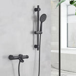 Mitigeur Bain Douche Thermostatique Noir - Vignette | Votre Mitigeur