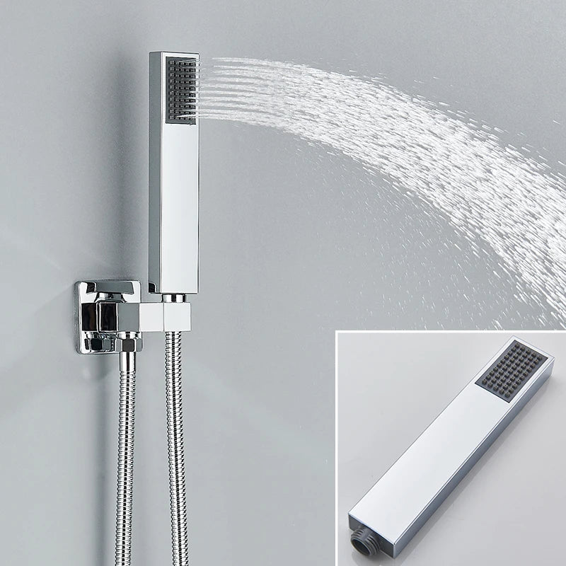 Mitigeur de douche encastré 2 sorties élégant