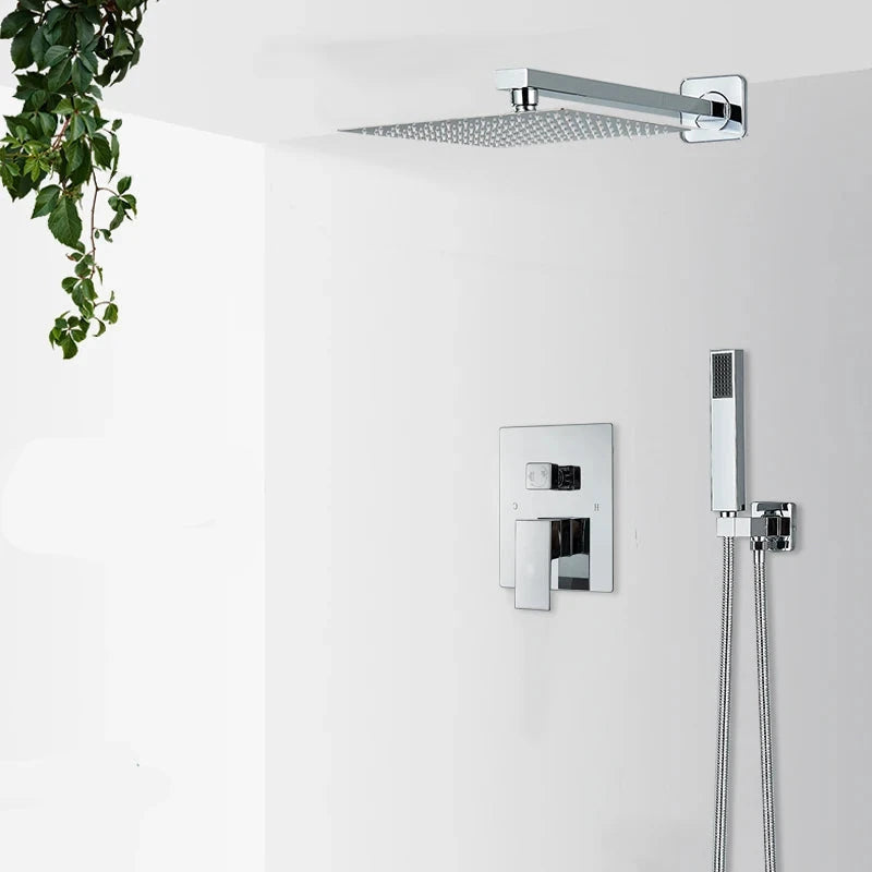 Mitigeur De Douche Encastré 2 Sorties 20 cm