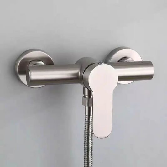 Mitigeur de douche mécanique gris moderne