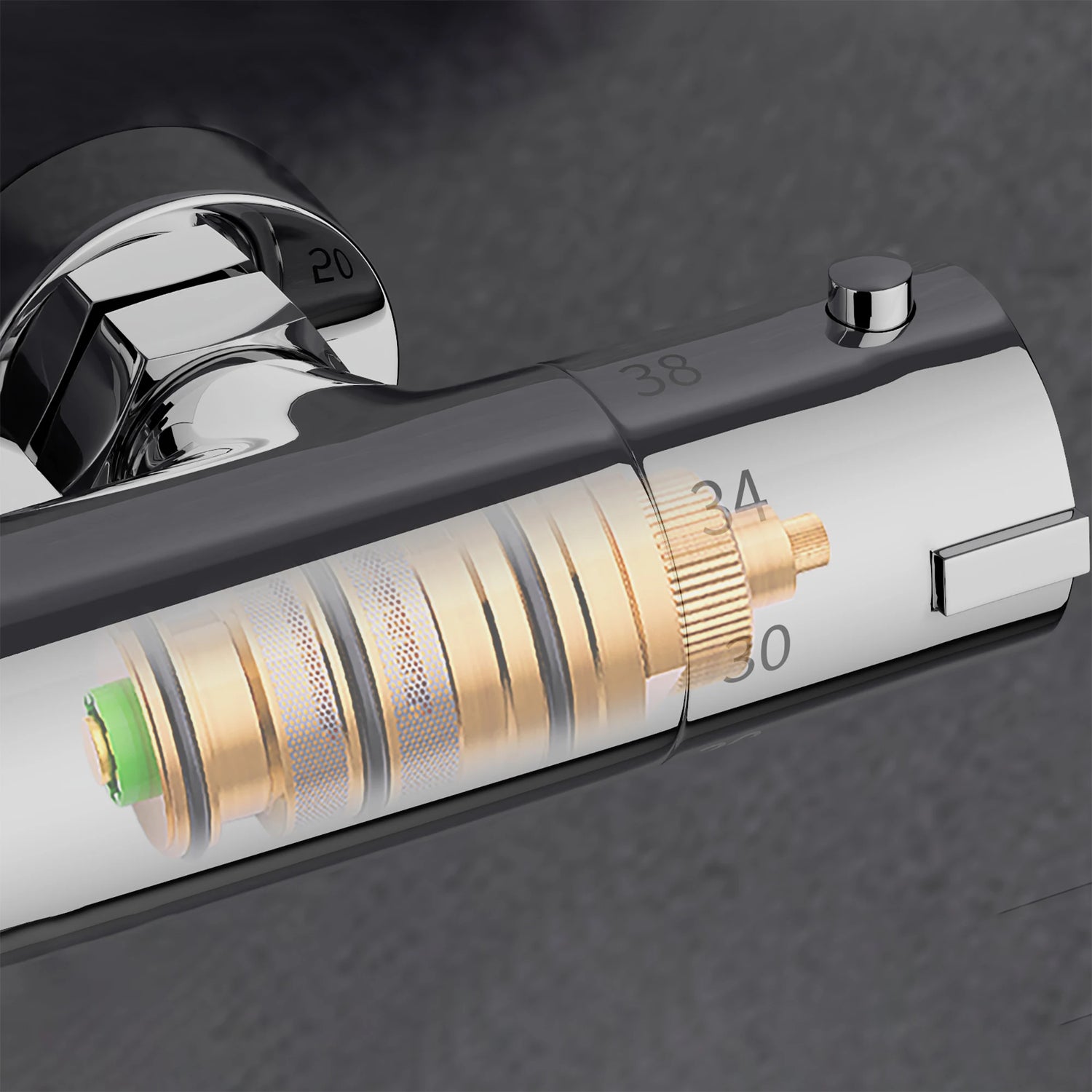 Mitigeur Douche Thermostatique Encastré 2 sortie sécurisé