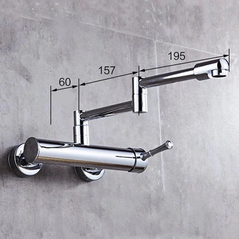 Mitigeur mural cuisine inox resistant