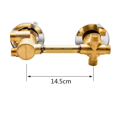 Mitigeur de Cabine De Douche Thermostatique 3 voies 14,5 cm élégant dimension