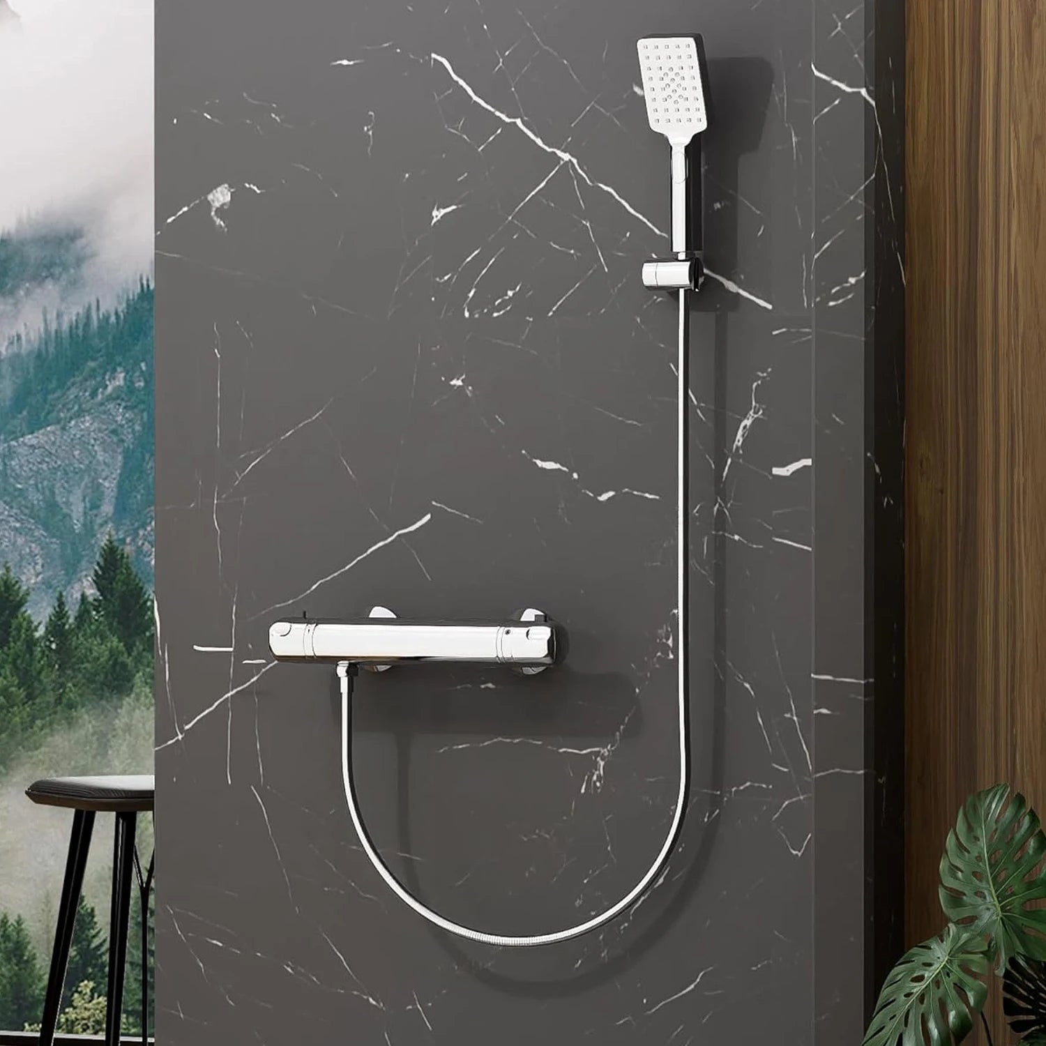 Mitigeur de Douche Thermostatique 1 sortie élégant