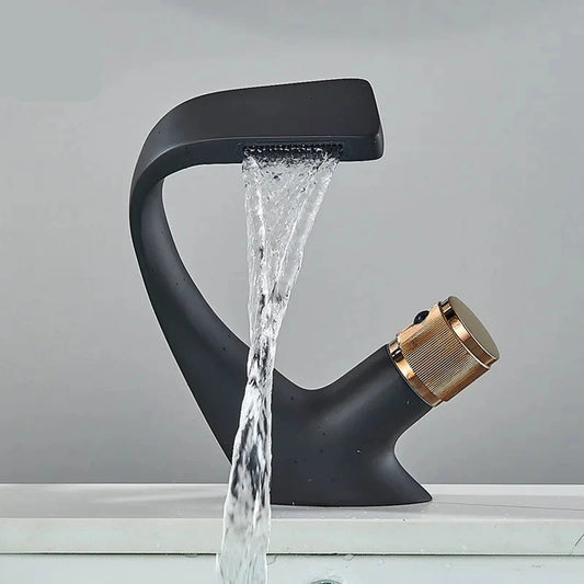 Mitigeur pour Lavabo Cascade Monotrou design