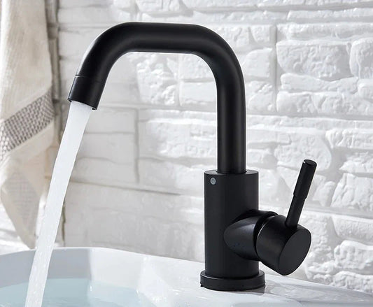 Mitigeur pour Lavabo Monotrou Noir design