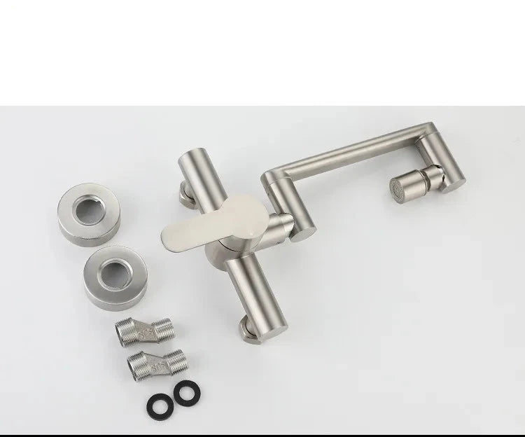 Robinet Mitigeur Mural de Cuisine avec Entraxe de 150 mm package complet