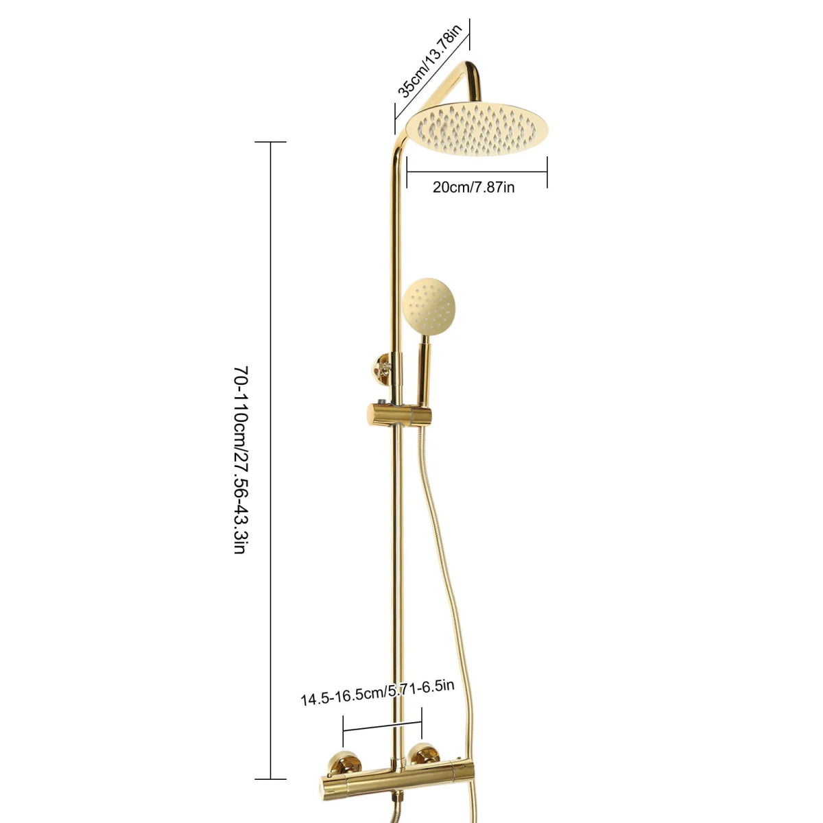 Colonne De Douche Avec Mitigeur Thermostatique - Votre Mitigeur - 