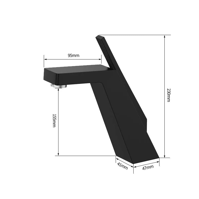 mitigeur lavabo design dimension